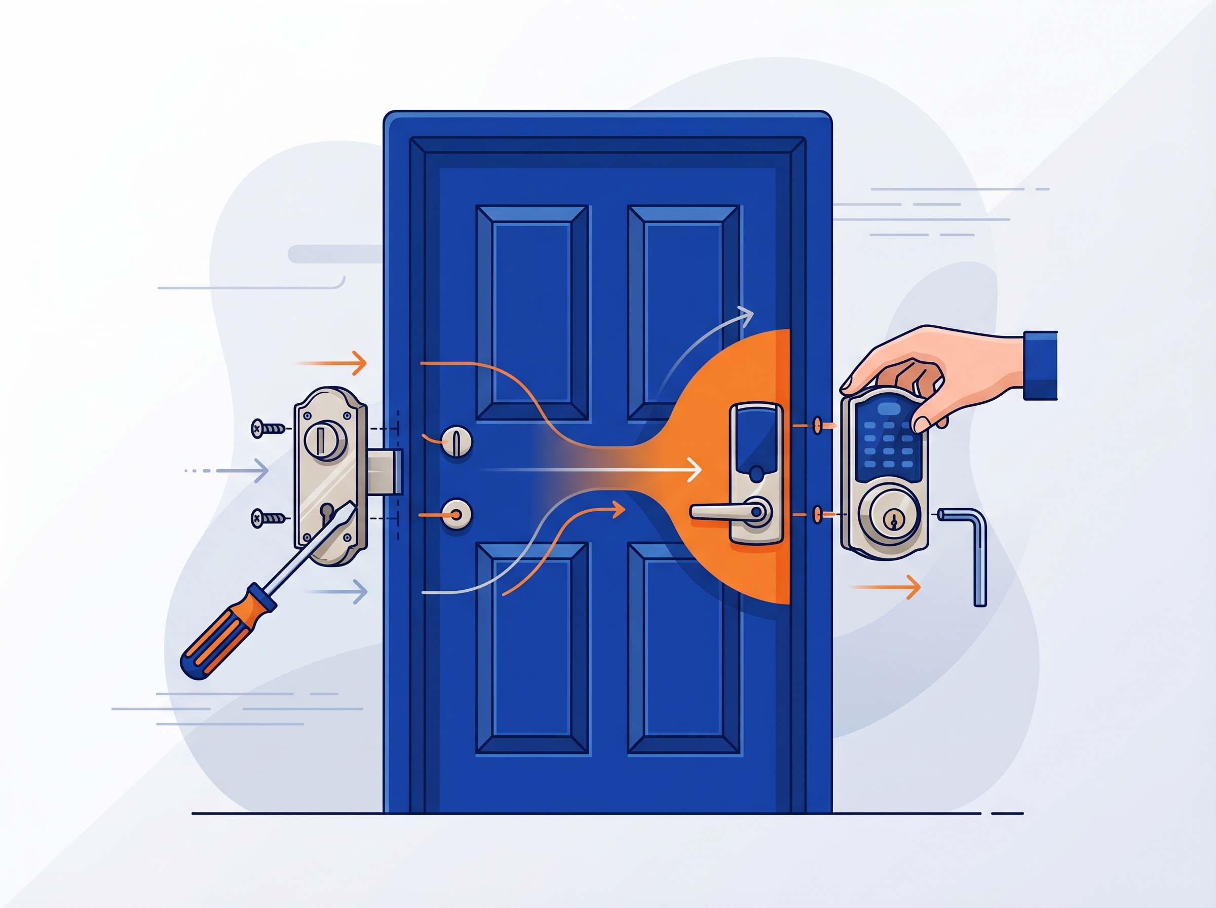 Mudança de fechaduras