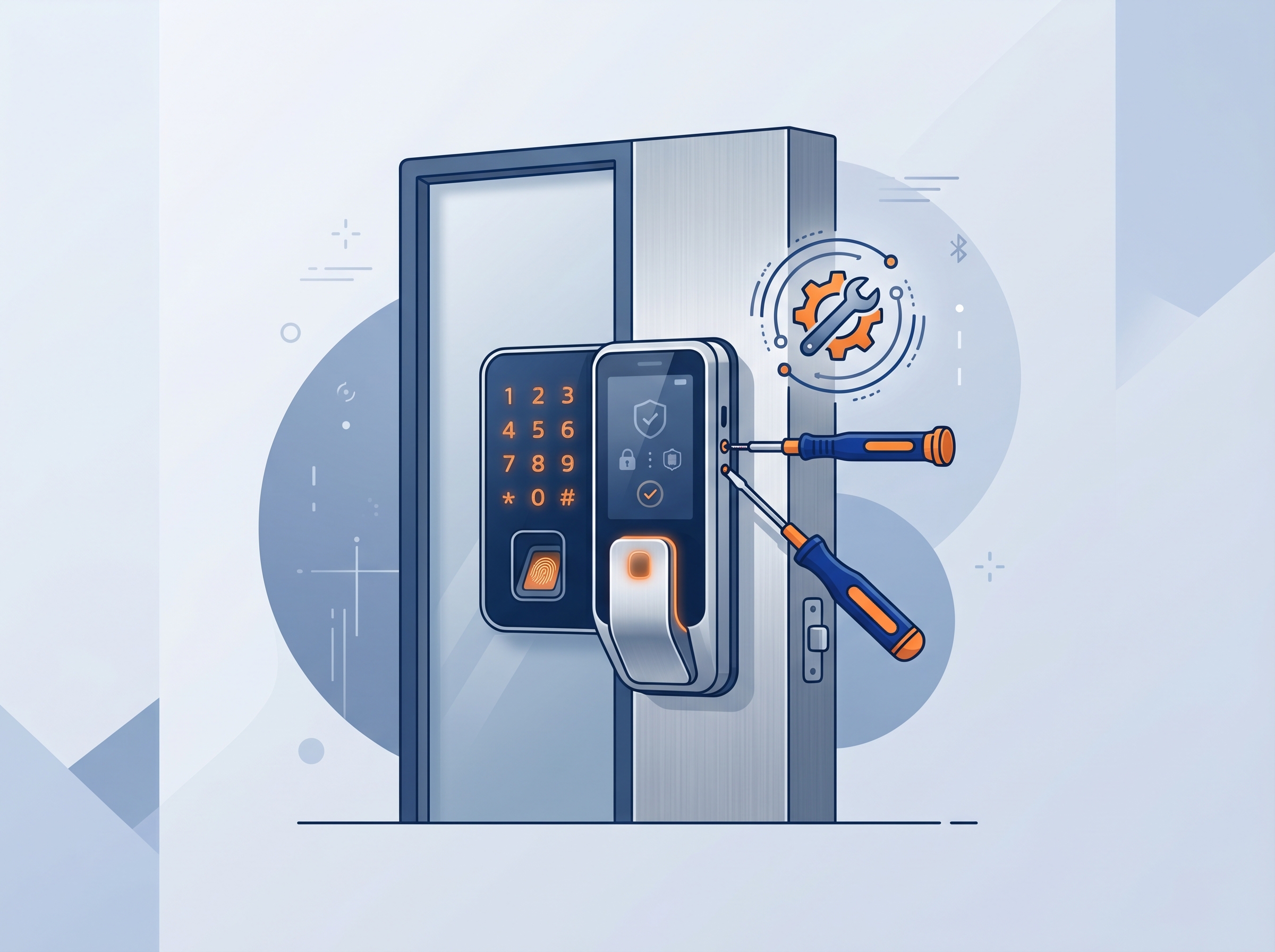 Assistência técnica a fechaduras digitais