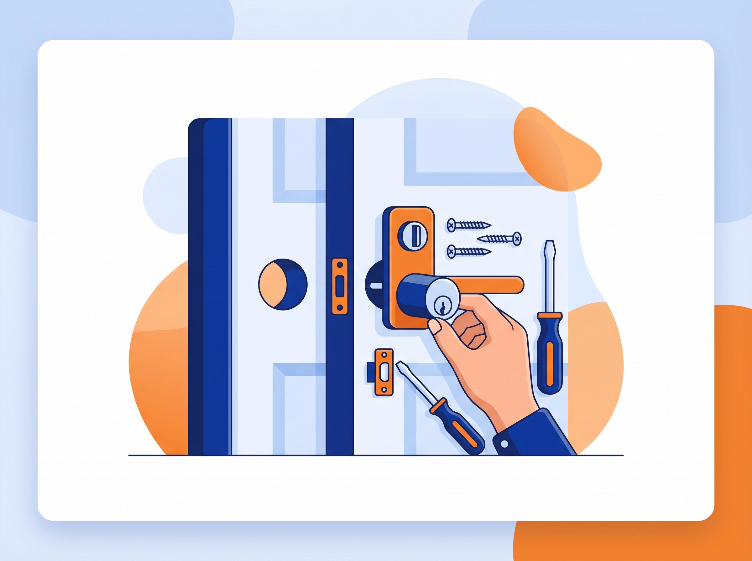 Instalação de fechaduras